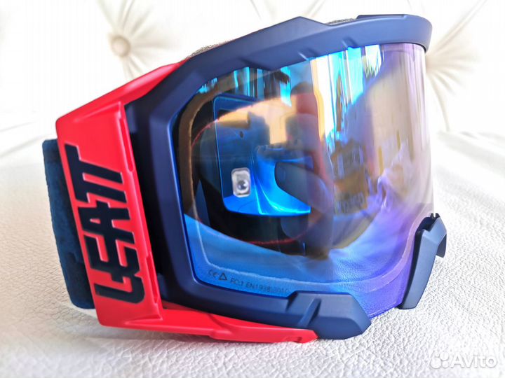 Очки кроссовые Leatt Velocity 5.5 Iriz Royal/Blue