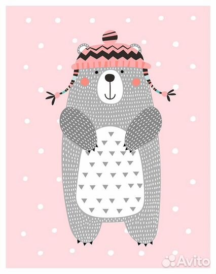 Картина принт на холсте