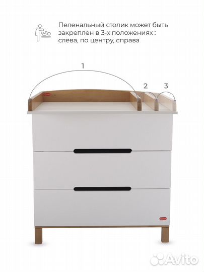 Пеленальный комод rant