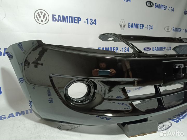 Бампер передний Лада Гранта в цвет черный