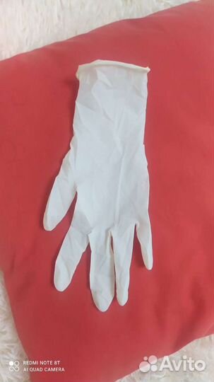 Перчатки медицинские латексные нестерильные