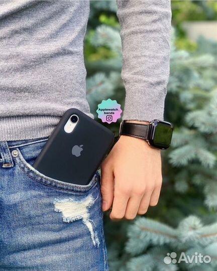 Ремешок для Apple Watch (Hermes в 2 оборота)