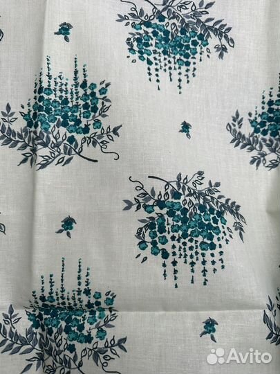 Ткань широкий отрез хлопок ситец СССР 154х212 см