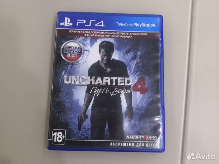 Игра для приставок ps4 Uncharted 4