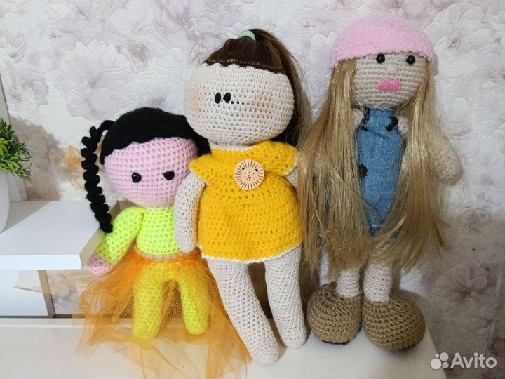 Куклы вязаные ручная работа