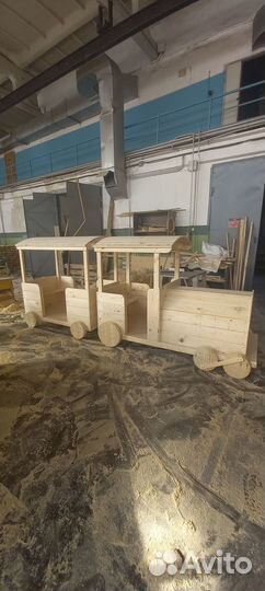 Деревянные изделия для сада и детских площадок