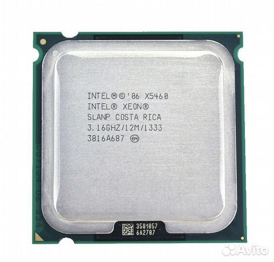 Процессор 775 Xeon X5460 (Q9650 ) 4 ядра 4 потока