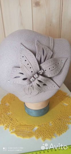 Шляпа фетровая женская