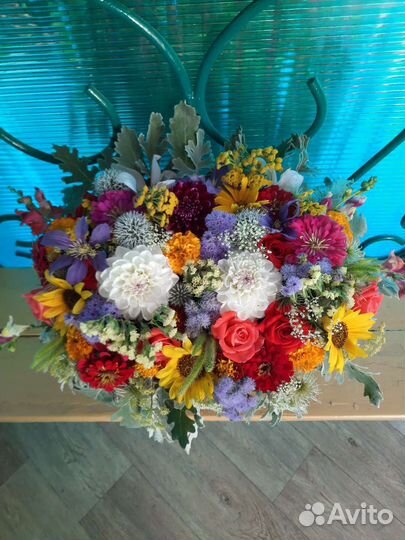 Живые цветы букеты