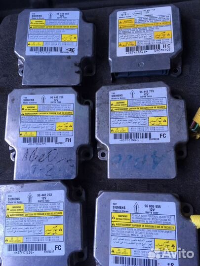 Блок управления подушками безопасности chevrolet