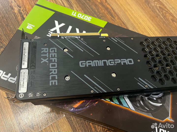 Видеокарта rtx 3070 ti