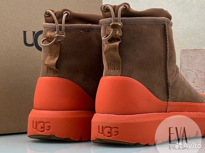 Женские и Мужские Ugg Classic Mini Hybrid Orange