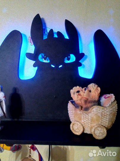 Полка с подсветкой 