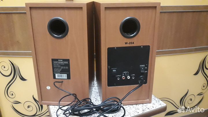 Колонки активные W 204, 3D, с bluetooth