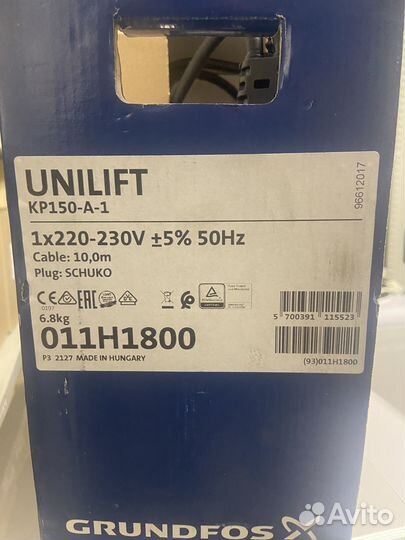 Насос дренажный Grundfos unilift KP 150-A1