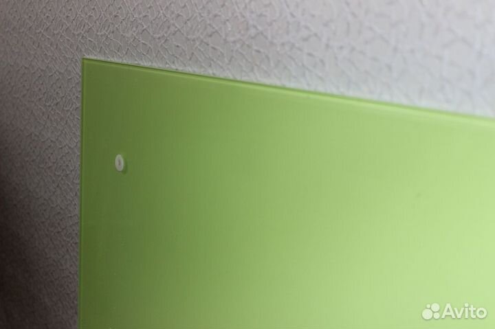 Кухонный фартук из стекла (салатовый )