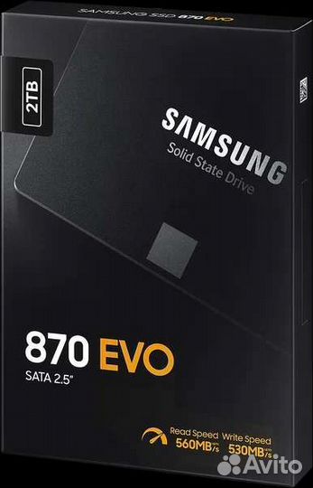 Новые Samsung 870 EVO 2Tb