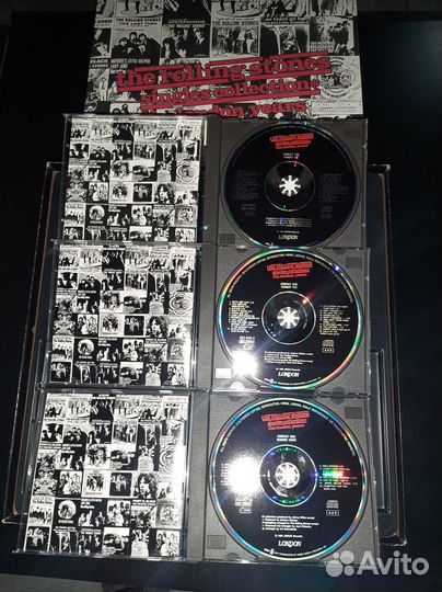Rolling Stones коробка 3cd USA