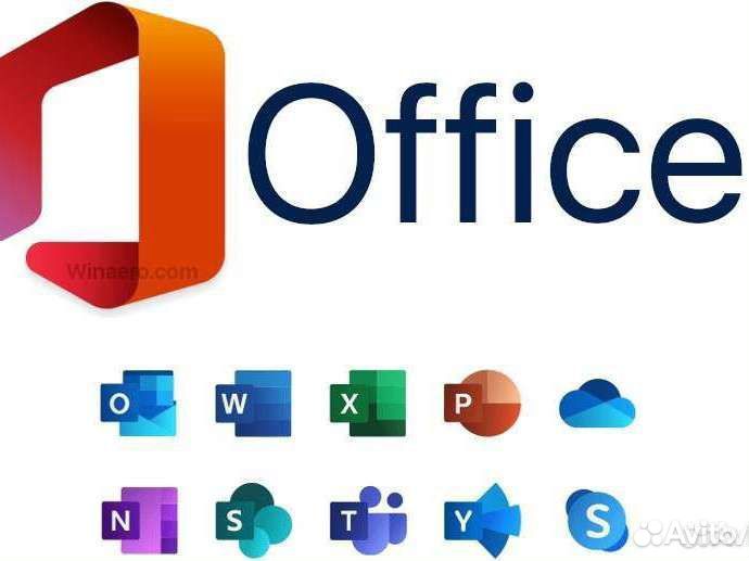 Бессрочный Microsoft office 16,19,21 pro