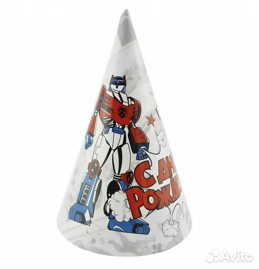 Колпаки колпак праздничный с днем рождения