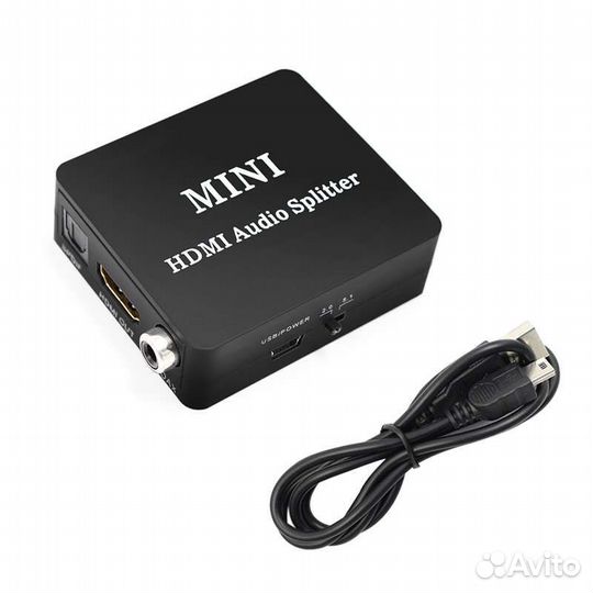 Адаптер hdmi to hdmi+Audio (новый) для PS4