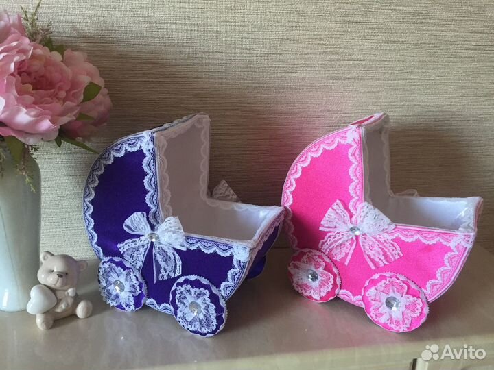 Свадебные колясочки для сбора денег