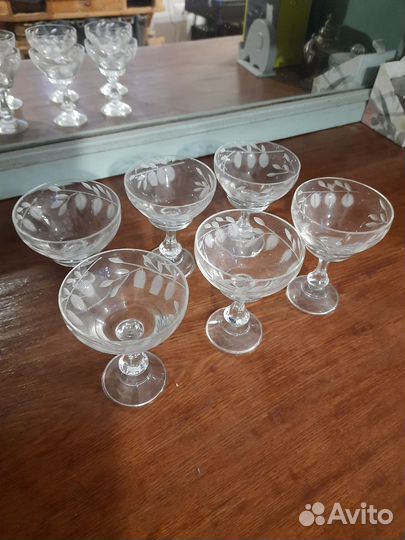 Фужеры хрустальные СССР