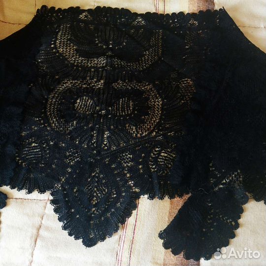 Вологодское кружево: палантин винтаж