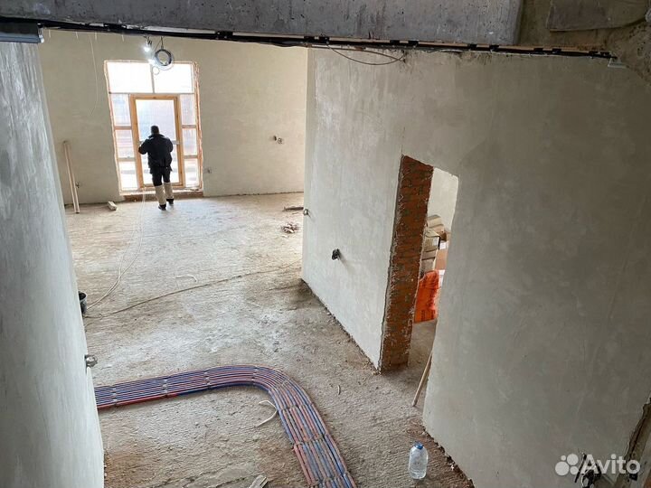 Механизированная штукатурка от 200 м2 по стенам