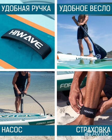 Надувная SUP-доска hiwave forest series PRO 11' 33