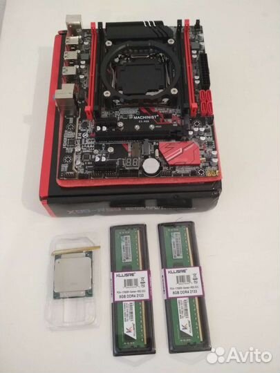 Комплекты lga 2011-3 : плата x99 + xeon + 16gb