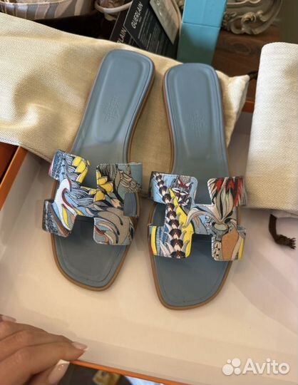 Тапки hermes оригинал