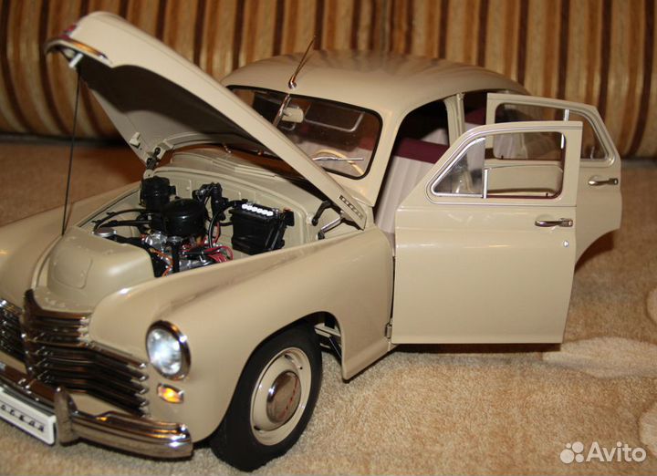 Победа газ м20 модель 1:8 деагостини