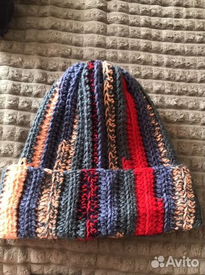Шапка вязаная ручная работа, новая