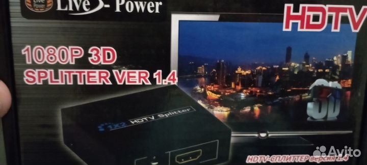 Сплиттер разветвитель hdmi хаб на 4 порта