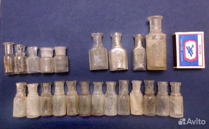 Старинные бутылочки флаконы