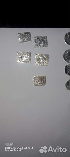 Серебро, водочные жетоны из водки