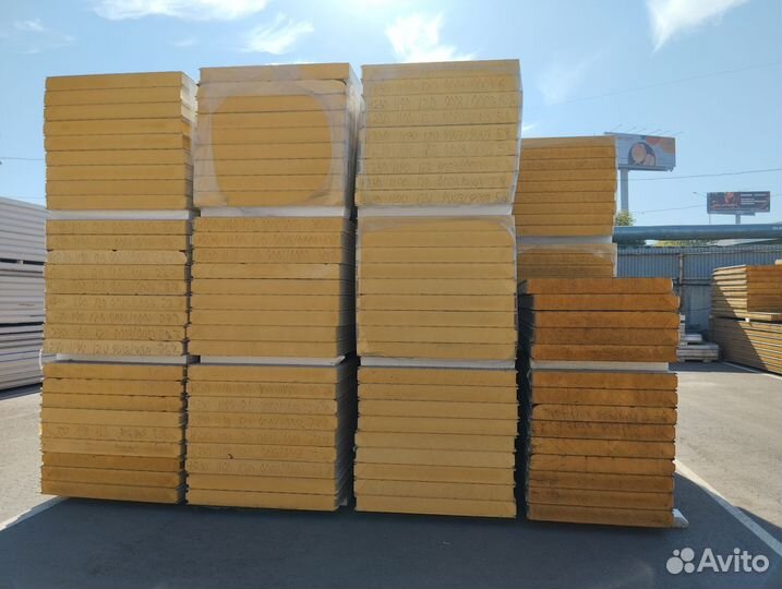 Сэндвич панели 22000м2 стена и кровля на складе