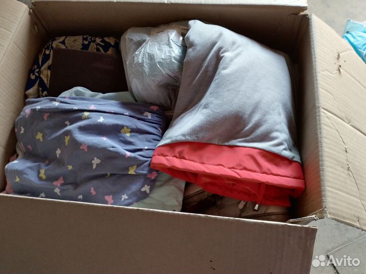 Большая коробка вещей для девочки 4-6лет