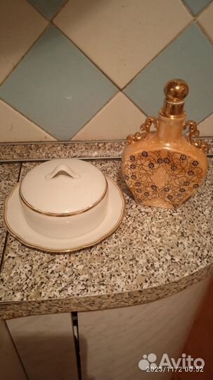 Штоф и масленица фарфор советских времён