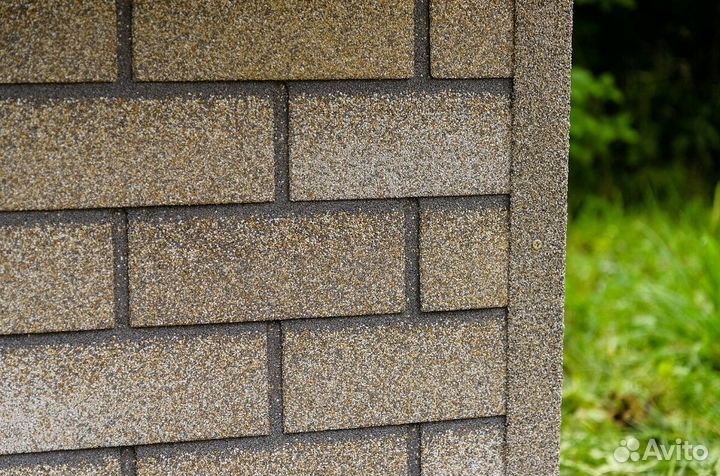 Hauberk фасадная плитка, кирпич Песчаный (2м2)