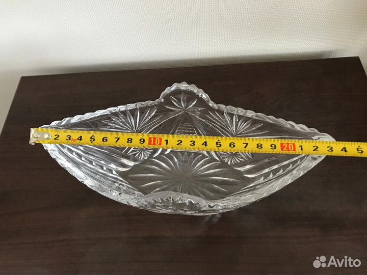 Хрустальная конфетница СССР