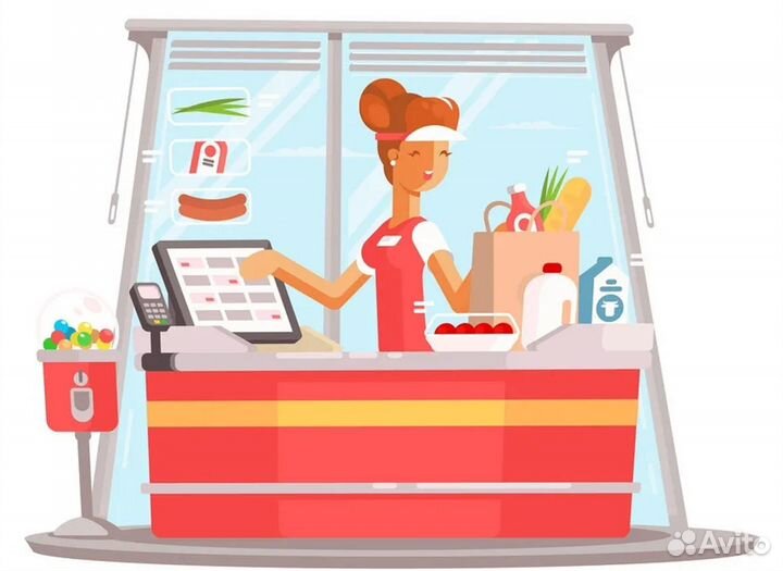 Продавец-кассир (в киоск)