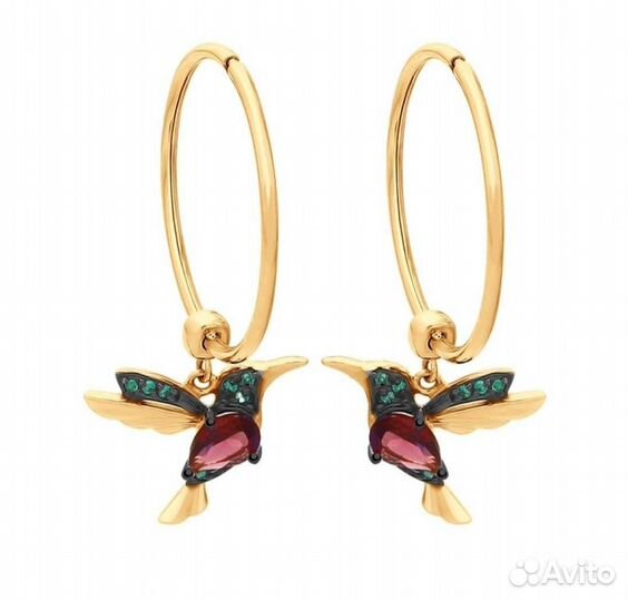 Золотые серьги