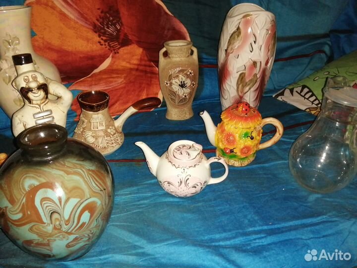 Вазы, чайники, кувшины