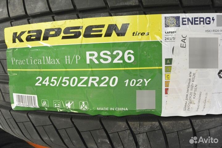 Kapsen RS26 Practical Max HP 245/50 R20 102Y