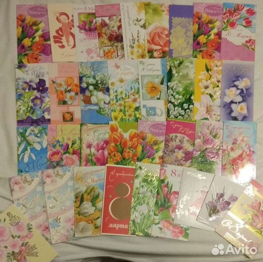 Новые открытки С 8 марта