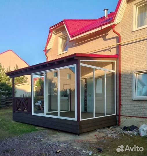 Остекление террасы и веранды