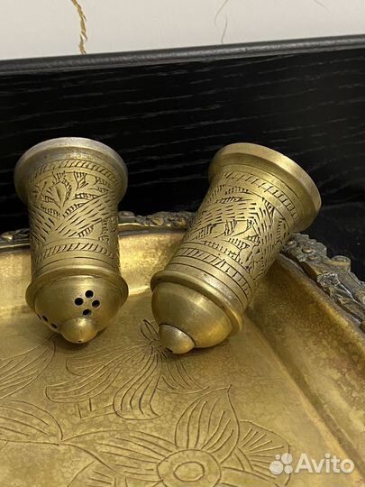 Набор для специй латунь