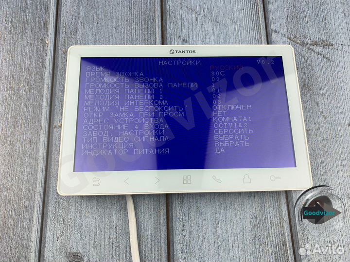 Видеодомофон Tantos Amelie Slim (White) HD SE